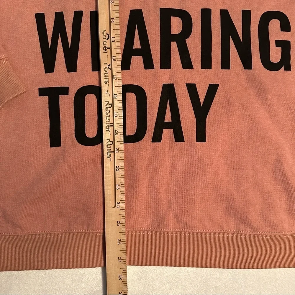 Jolie Noire Women's Noire Is What I'm Wearing Today Sweatshirt L dusty pink